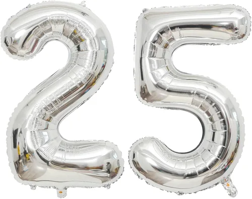 Miniatura 13 de Globo grande de 40 pulgadas con letras del número 6, letras del alfabeto, Mylar de aluminio, globos de helio con números grandes para cumpleaños