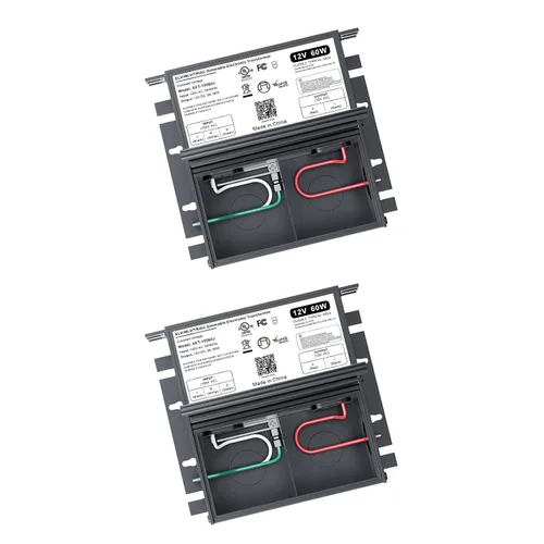 Miniatura 24 de Controlador LED regulable de 60 W y 12 V para regulador Lutron y Leviton, transformador de fuente de alimentación de CA a CC triac/ELV/MLV para tira