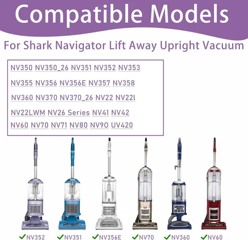 Miniatura 2 de Brushroll - Barra de cerdas para Shark Navigator Lift-Away NV360 NV361 NV350 NV351 NV351 NV352 NV370 NV355 NV356 S2 NV42 NV22, 1 cepillo de rodillo