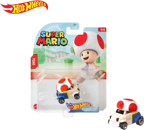 Miniatura 3 de Hot Wheels Coche de personajes para juegos Super Mario 2020 Series-Sapo Vehículo (5/8)