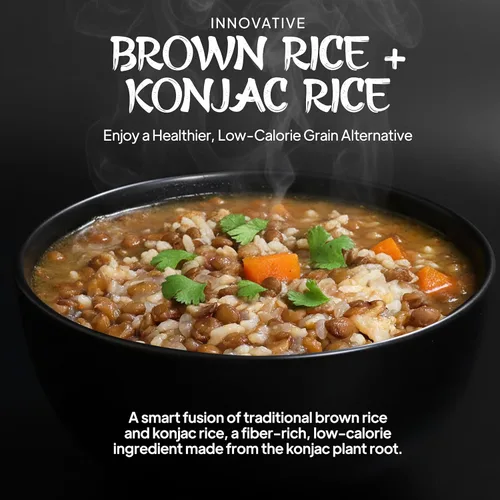 Miniatura 3 de Izukappa de Japón: 5.64 oz x 20 piezas de arroz marrón zen, opción baja en calorías, arroz Shirataki, solo 90 segundos en microondas, fácil