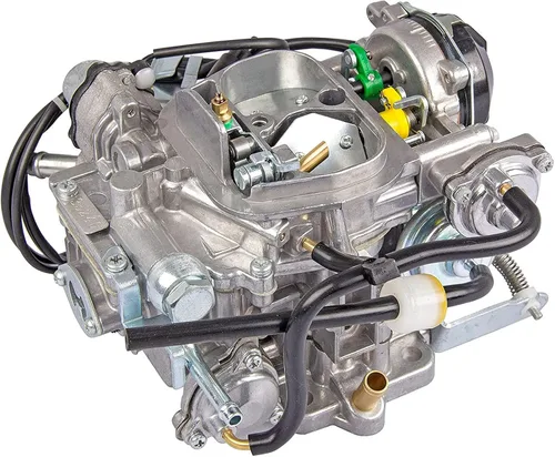 Miniatura 6 de Carburador de 2 barriles TOY-505 Compatible con camioneta To-yo-ta 22R Motor 1981-1987 con enchufe redondo 2.4L 2366cc 21100-35290 21100-35240