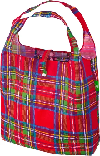 Miniatura 28 de ECO CHIC Bolsas plegables reutilizables para comestibles, bolsa de compras ligera, reciclada y reutilizable, bolsa plegable impermeable Gafas Gatos