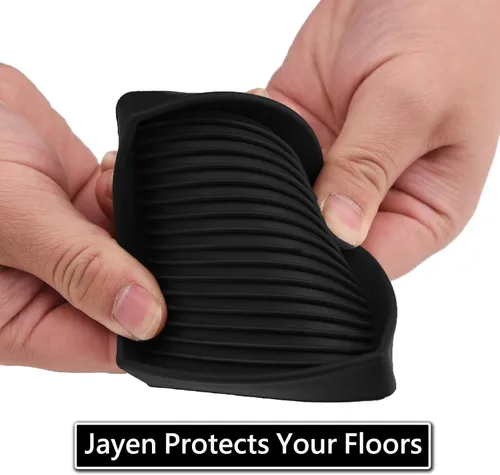 Miniatura 7 de Copas cuadradas de goma para muebles de 4x4 pulgadas, almohadillas antideslizantes para muebles, topes para cama, protectores de piso con agarre