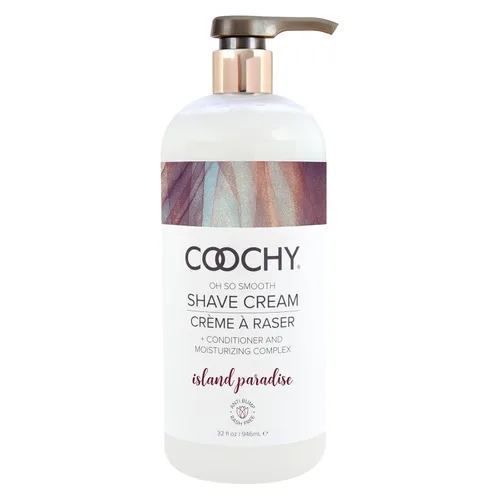 Coochy Crema de afeitar íntima | Acondicionador e hidratante de afeitado para rostro y cuerpo | Ideal para el cuidado de la piel sensible,