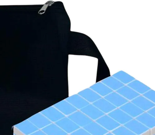 Miniatura 6 de Mahjong de 144 azulejos, mini juego de mahjong, juego de mahjong chino profesional, mini mahjong de viaje para viajes, azul