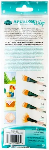 Miniatura 3 de Royal & Langnickel Aqualon Wisp Filbert Artist - Juego de brochas (5 piezas)