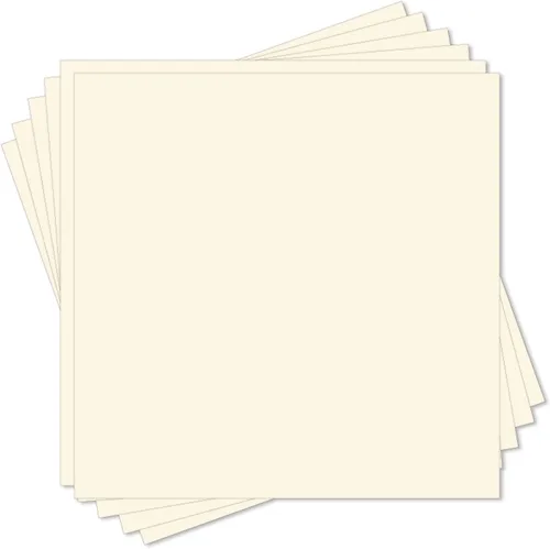 Miniatura 12 de Cartulina blanca 12x12 - 24 hojas de papel de cartulina, Goefun papel de cartulina blanca de 80 lb para hacer tarjetas, Cricut, manualidades, Blanco