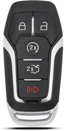 SUPALAND Funda de llavero de reemplazo para Ford Mustang Fusion Edge Explorer F150 F250 F350 Lincoln MKZ MKX MKC 2014-2017 Control remoto de entrada