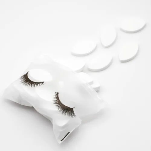 Miniatura 2 de 25 esponjas de práctica para artistas de pestañas principiantes Esponjas de extensión de pestañas en forma de ojos Suministros de extensión