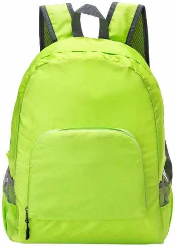 Miniatura 10 de Cuero genuino lona encerada mochila viaje mochila portátil bolsa Gris