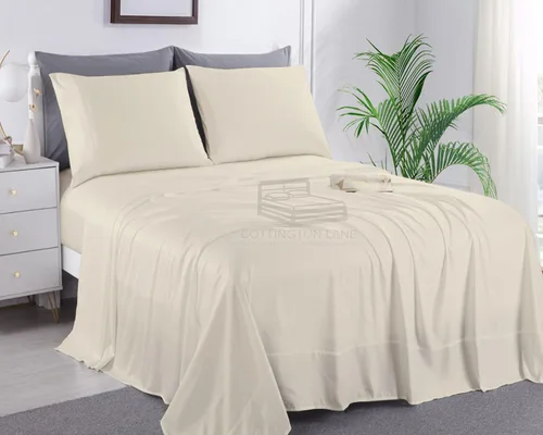 Miniatura 29 de Sábanas extra largas de tamaño individual XL para dormitorio, sábanas de microfibra súper suave, ropa de cama de lujo de hotel, sábanas de Blanco