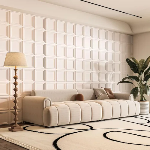 Miniatura 2 de Art3d Paquete de 33 paneles de pared decorativos con textura 3D para decoración de interiores, paneles de pared decorativos de PVC impermeables