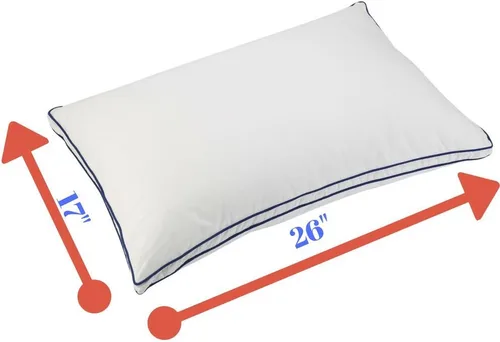 Miniatura 2 de FOMI Almohada grande para dormir de agua de alta calidad, almohada ajustable y de apoyo para una firmeza preferida, diseño ortopédico cómodo