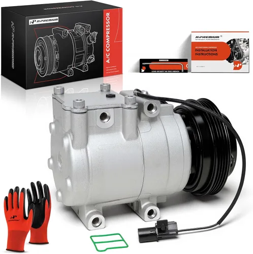Miniatura 10 de A-Premium Compresor de aire acondicionado con embrague compatible con Kia Sephia 1.8L 2000-2001, Spectra 1.8L 2002-2004