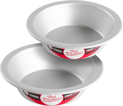 Miniatura 16 de Fat Daddio's PIE-6 - Molde de aluminio anodizado para tartas, 6 x 1,5 pulgadas