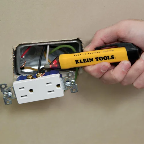 Miniatura 4 de Klein Tools 80023P Juego de herramientas, kit de herramientas para inspector de hogar con medidor de humedad digital, probador de voltaje sin