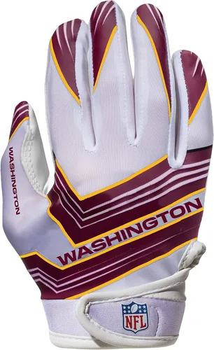 Miniatura 39 de Franklin Sports - Guantes de receptor de fútbol americano juvenil de la NFL, par de guantes de fútbol para niños con logotipos de equipos de la NFL