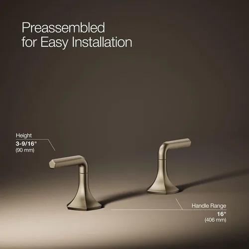 Miniatura 4 de KOHLER K- 27010-4-BV Occasion™ - Manijas de palanca color bronce cepillado vibrante