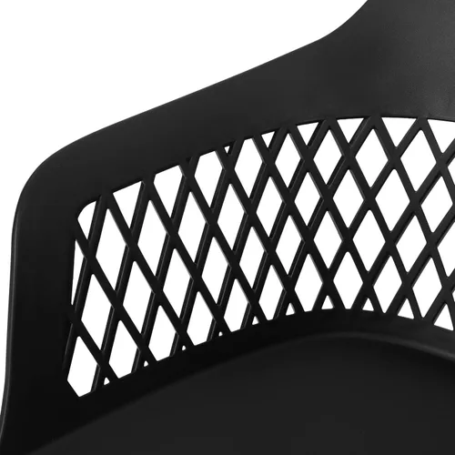 Miniatura 7 de Christopher Knight Home Madeline - Silla de comedor al aire libre (juego de 2), color negro