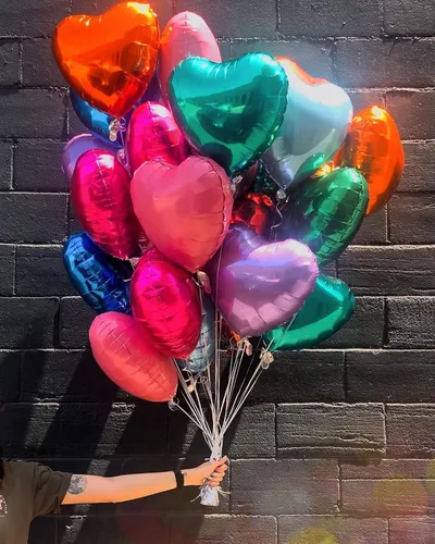Miniatura 3 de 10 globos de corazón morado perlado, globos de Mylar de 18 pulgadas para baby shower, boda, decoración del día de San Valentín Púrpura perla de 18