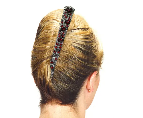 Miniatura 6 de NM110-2-6d1 - Juego de 6 pinzas de metal resistentes para el cabello para mujeres y niñas