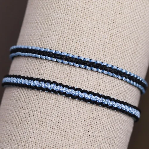 Miniatura 2 de 2 pulseras a juego de color rojo y negro para mejores amigos y parejas, regalo para ella, él, cumpleaños, novio, novia, mejores amistades