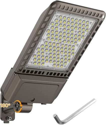 Miniatura 10 de Luces de Estacionamiento 240W 36000LM Montaje de Brazo Ajustable Luces de Caja de Zapatos para Exteriores con Fotocélula de Anochecer a Amanecer