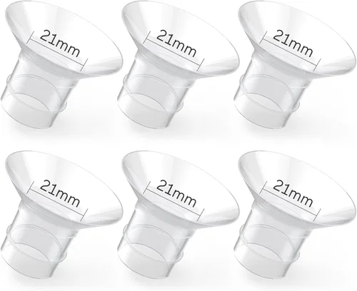 Insertos de brida 6 piezas de 0.827 in, adecuados para Momcozy S12pro/S9pro/S9/S10/S12, para Medela/Tsrete/Spectra/Bellababy escudos/bridas de 0.945