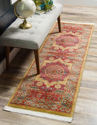 Miniatura 32 de Unique Loom Palace Collection - Alfombra Saray (2 pies x 3 pies 1 pulgada, rectangular, crema/marrón claro)