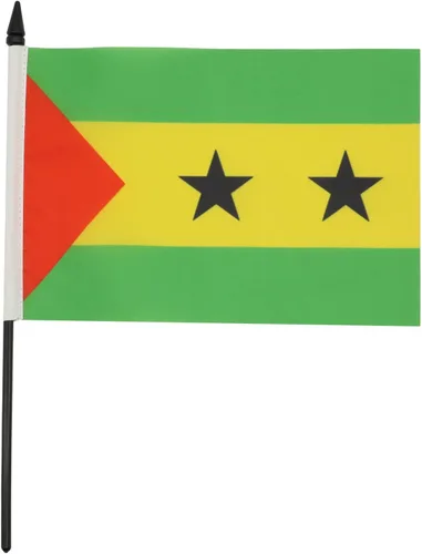 Miniatura 104 de AZ FLAG Sierra Leone Bandera de mesa 5'' x 8'' - Bandera de escritorio de Sierra Leona 21 x 14 cm - Bastón y base de plástico negro