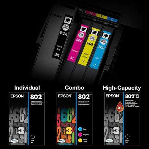 Miniatura 4 de Epson T802520 T802 DURABrite cartuchos de tinta de capacidad estándar, ultra