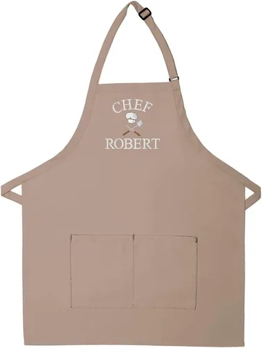 Miniatura 8 de Delantal personalizado bordado diseño de utensilios de chef