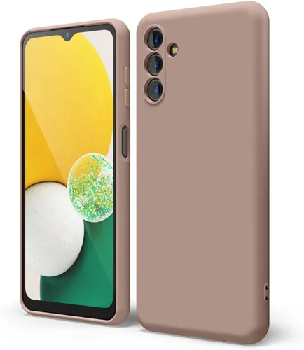 Miniatura 270 de oakxco Funda para teléfono Samsung Galaxy A12 con agarre de silicona líquida, linda delgada fina suave cubierta de gel de goma TPU lisa para mujeres