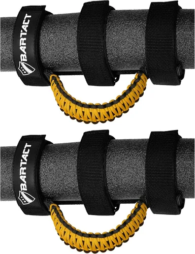 Miniatura 9 de Bartact Asas de agarre de barra antivuelco compatibles con Jeep Wrangler JL, JK, TJ, YJ y Jeep Gladiator 1955-2023 hebilla de metal mejorada, asas