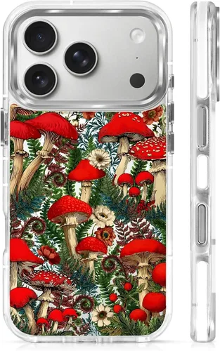 Miniatura 16 de Funda para iPhone 13/14 [compatible con Magsafe], funda magnética transparente de silicona a prueba de golpes con patrón de versículos de la Biblia
