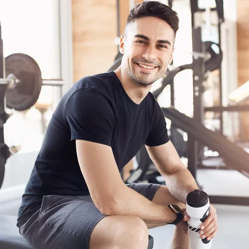 Miniatura 3 de MLYENX Paquete de 7 camisetas de entrenamiento para hombre, secado rápido, absorben la humedad, camisetas atléticas para hombre