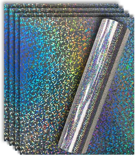 Miniatura 27 de Vinilo de Transferencia de Calor HTV de Lámina Dorada para Camisetas y Ropa 12" X 10" (Paquete de 5), Fácil de Desmalezar y Planchar, Tamaño Dorado