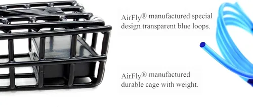 Miniatura 7 de AirFly Trampa para cangrejos moldeable para muelle, embarcadero y surf - Trampa para cangrejos de caña de pescar de 6 bucles Dungeness, cangrejos