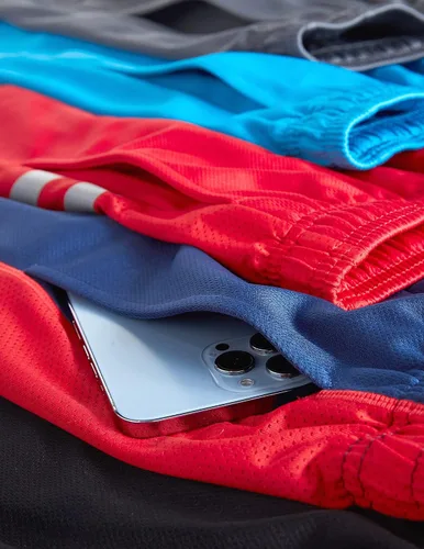 Miniatura 3 de Liberty Imports - 5 paquetes de pantalones cortos de baloncesto para jóvenes y jóvenes, malla de secado rápido, bolsillos para ropa deportiva