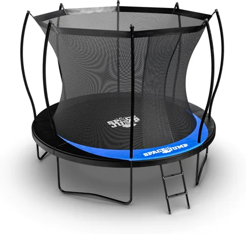 Miniatura 12 de SpaceJump Lunar Trampoline, Outdoor 8 FT, 10 FT, 12 FT, 14 FT, 16 FT Round Bouncer with Safety Net, Optional Accessories, Black