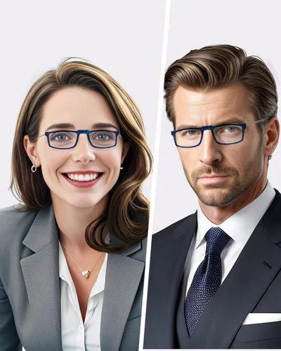 Miniatura 6 de LUFF Folding Reading Glasses for Men Readers for Women Anti Blue Light Glasses