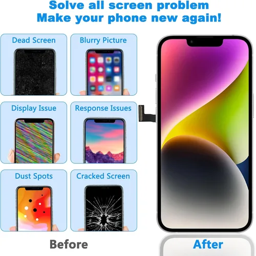 Miniatura 3 de Bsz4uov para iPhone 13 Pro Max Reemplazo de pantalla de 6.7 Pulgadas, digitalizador de pantalla LCD 3D Touch para A2484, A2641, A2644, A2645, A2643