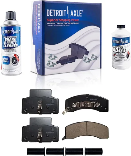 Miniatura 144 de Detroit Axle - Pastillas de Freno para Nissan Altima Sentra 350Z Juke INFINITI G35, Pastillas de Freno Cerámica Delanteras y Traseras Reemplazo