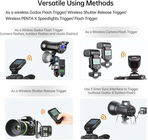 Miniatura 3 de Godox Disparador de flash inalámbrico Xpro-C TTL para Canon