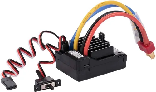 Miniatura 4 de GoolRC AX-D60A 60A impermeable cepillado ESC controlador electrónico de velocidad para 1/10 RC Car Off-Road Truck RC Boat RC Boat 2S LiPo 6-8S NiMh