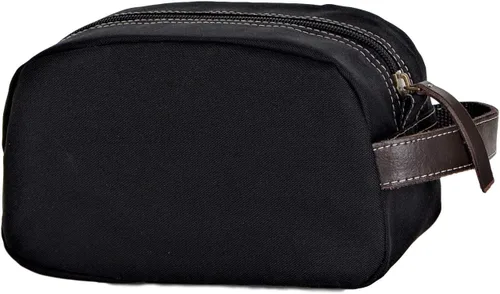 Miniatura 4 de Timberland Men's Toiletry Bag Canvas Travel Kit Organizer Negro