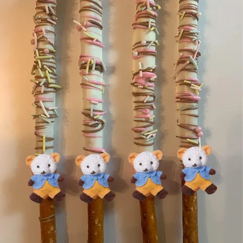 Miniatura 4 de Molde de silicona para oso de peluche, 4 unidades, lindo molde de fondant de osos bebé para decoración de pasteles, azúcar de caramelo, decoración