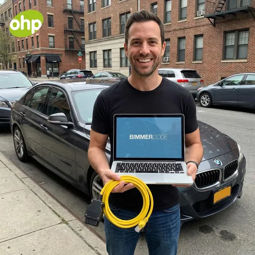 Miniatura 9 de OHP ENET Bimmercode OBD2 Cable para codificación BMW Serie F E SYS ISTA+ ICOM Bootmod3 Bimmerlink OBD Cable resistente