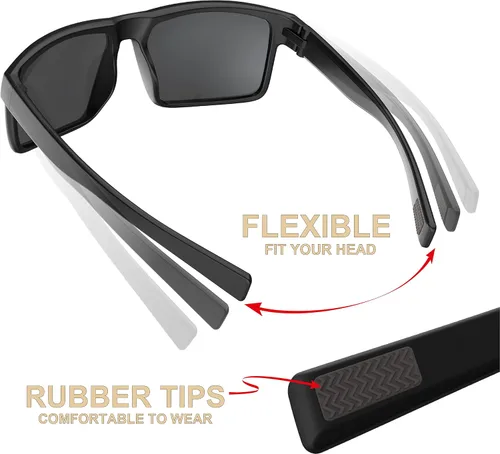 Miniatura 6 de Living out your qool time Lentes de sol polarizados flotantes de pesca resistentes al agua salada, que el revestimiento no se despega Madera